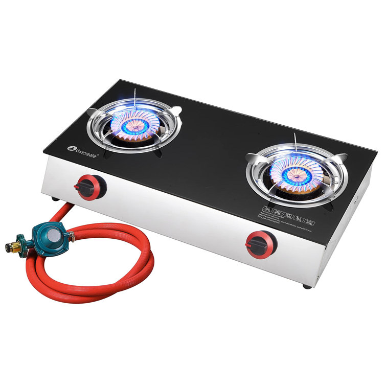 Propane 2 outlet burner cooktop